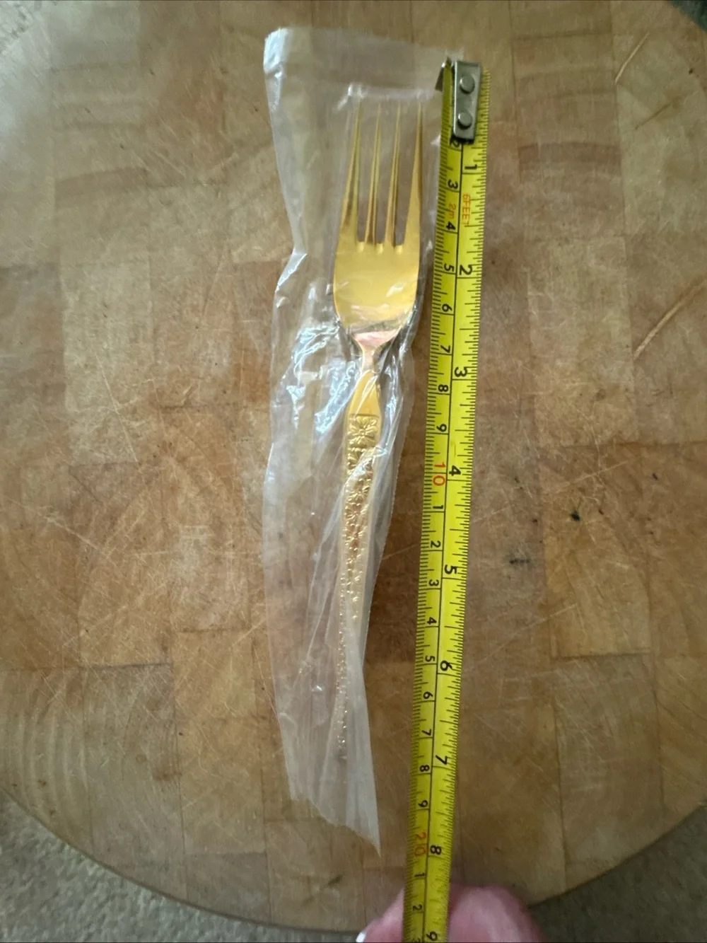 Vintage Hanford Forge Trocadero Gold Plated Stainless Flatware 50 Pieces